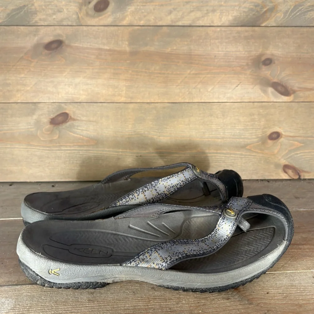 keen bali mens size 13 shoes gray slip on comfort slide sandals